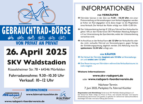 Flyer Termin April 2025
